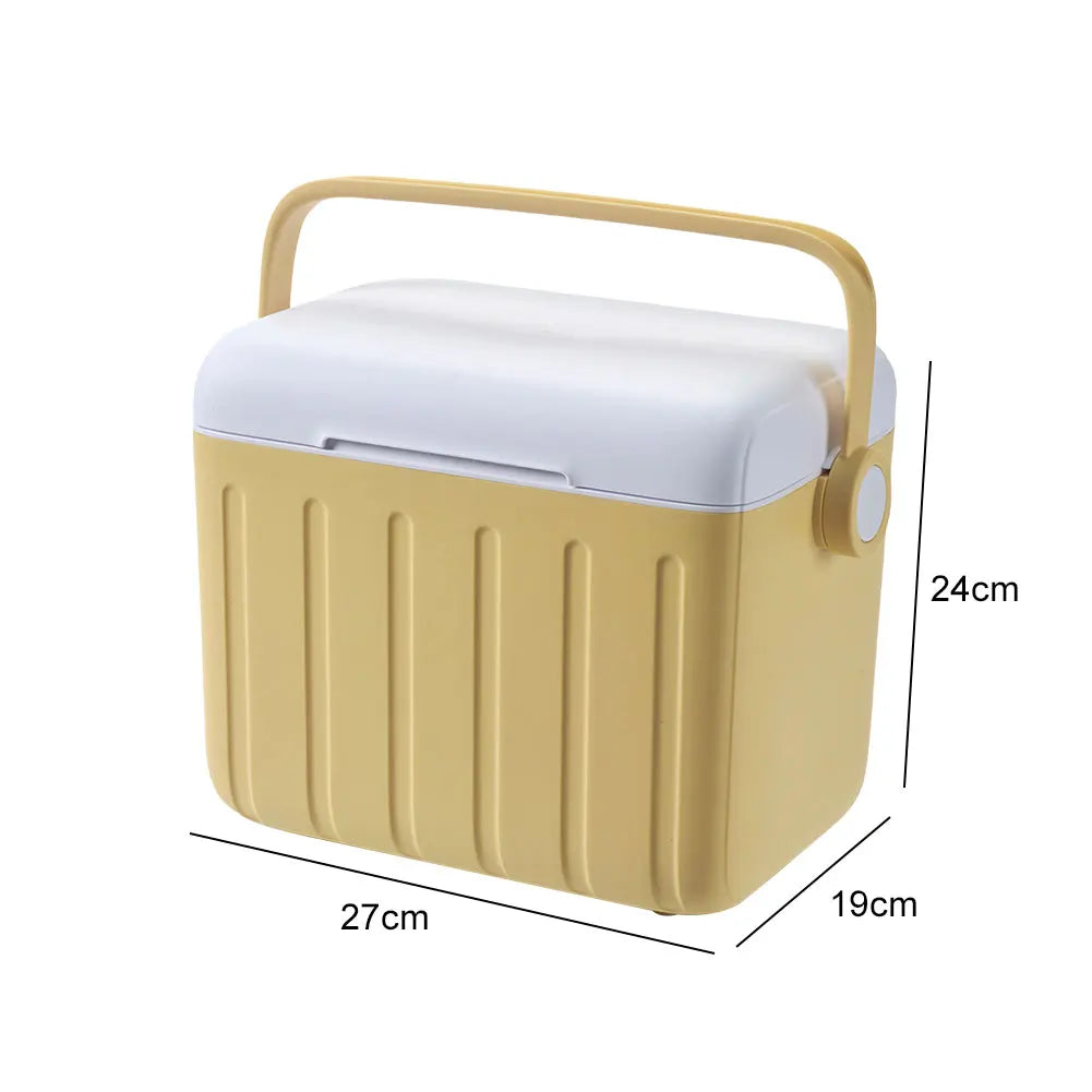 6/5L Cooler Box, Portable Car Ice Chest, Picnic Lunch Box
