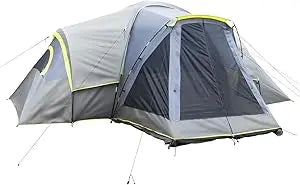 8/10 Person Camping Tent, Large 2 Room Family Tent
