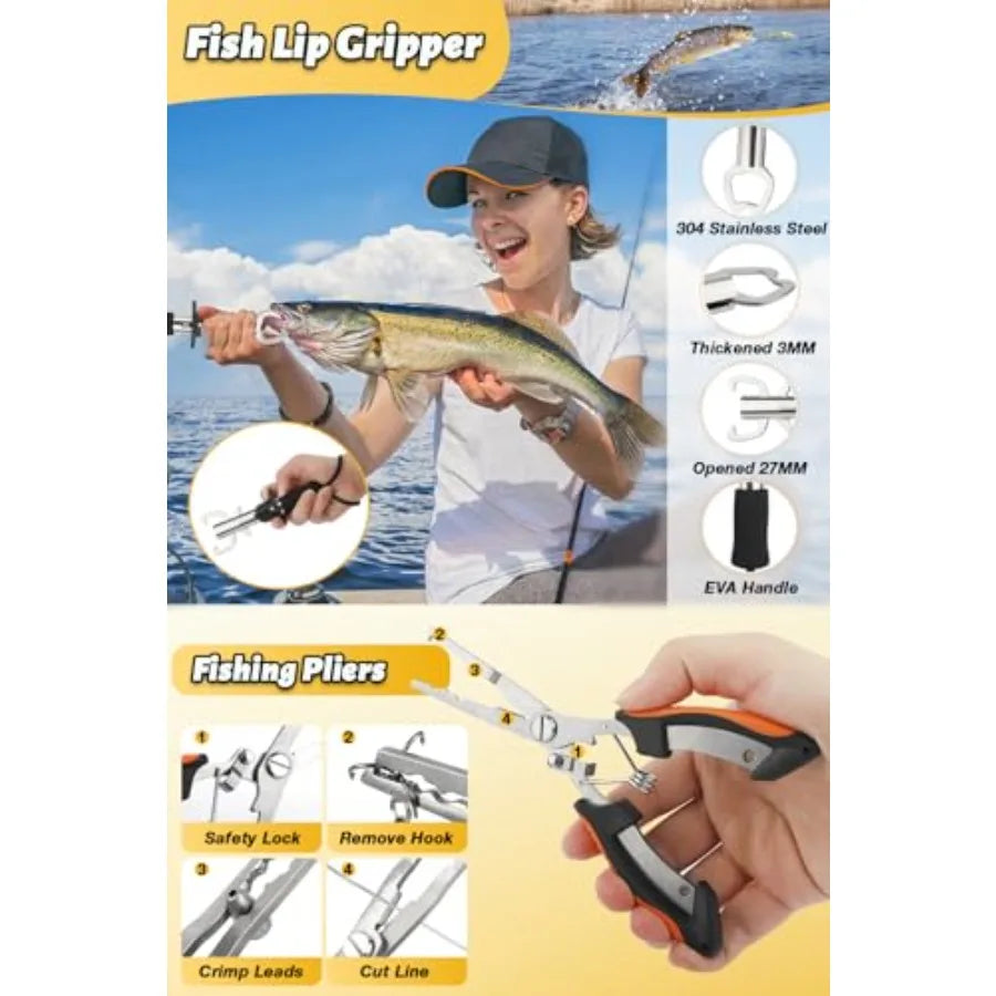 Fishing Pole Combo Set 6.89 ft Carbon Fiber Telescopic Fishing Rod and Reel Combo