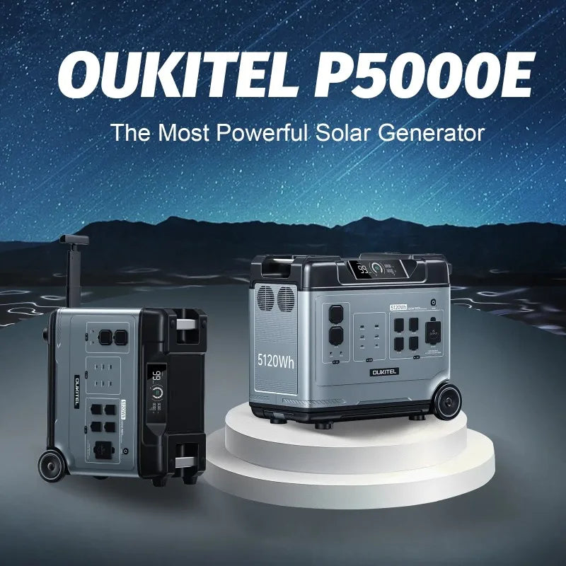 Oukitel P5000E Portable Power Station2200W, MobilePowerBank