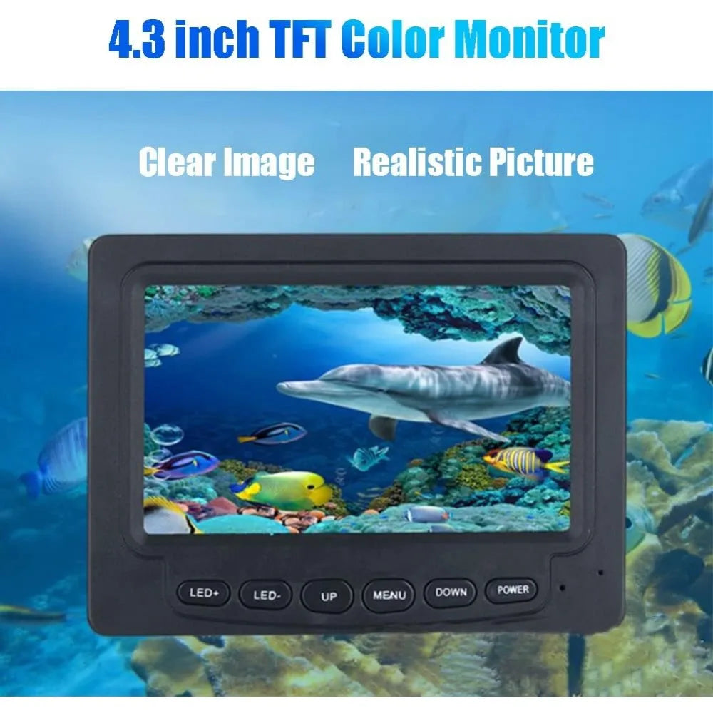 Fish Finder kit, underwater fishing camera 4.3 "display, portable video fish finder