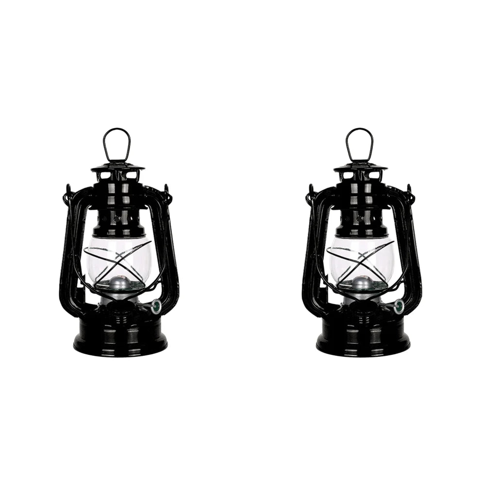 Retro Fuel Camping Lanterns, Portable Hurricane Table Lamps