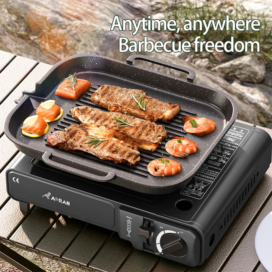 Outdoor Portable Card Stove, Gas Stove, Suitable For Camping