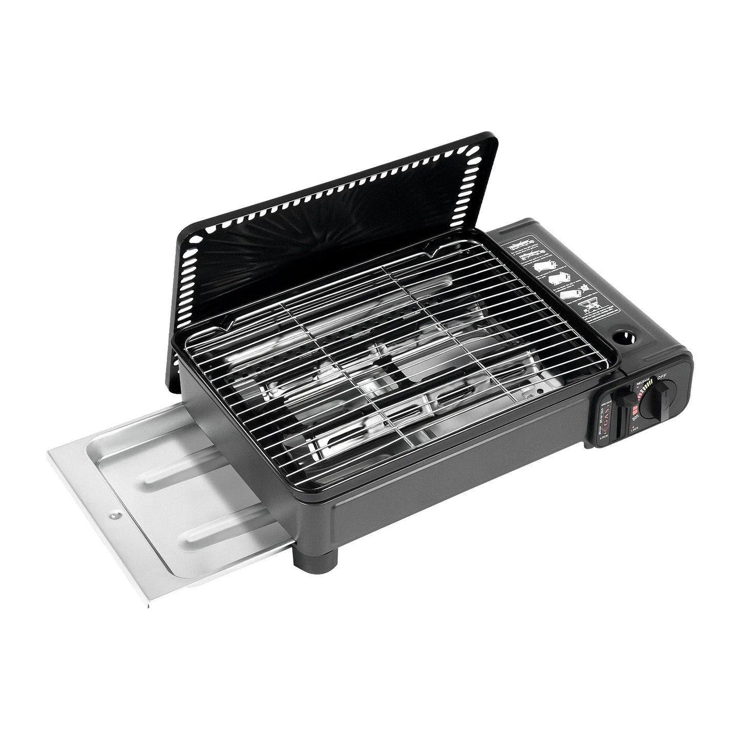 Butane Grill Stove With Grilling Net, Portable