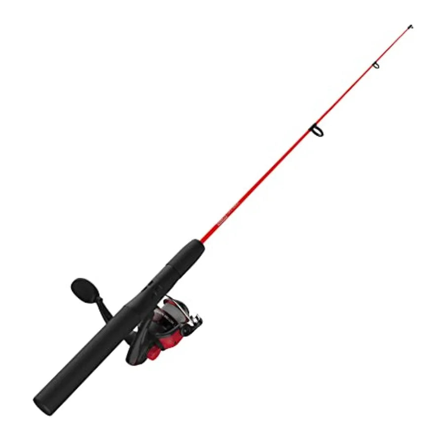 30Inch Durable Fiberglass Fishing Rod and QuickSet AntiReverse Spinning Reel Combo