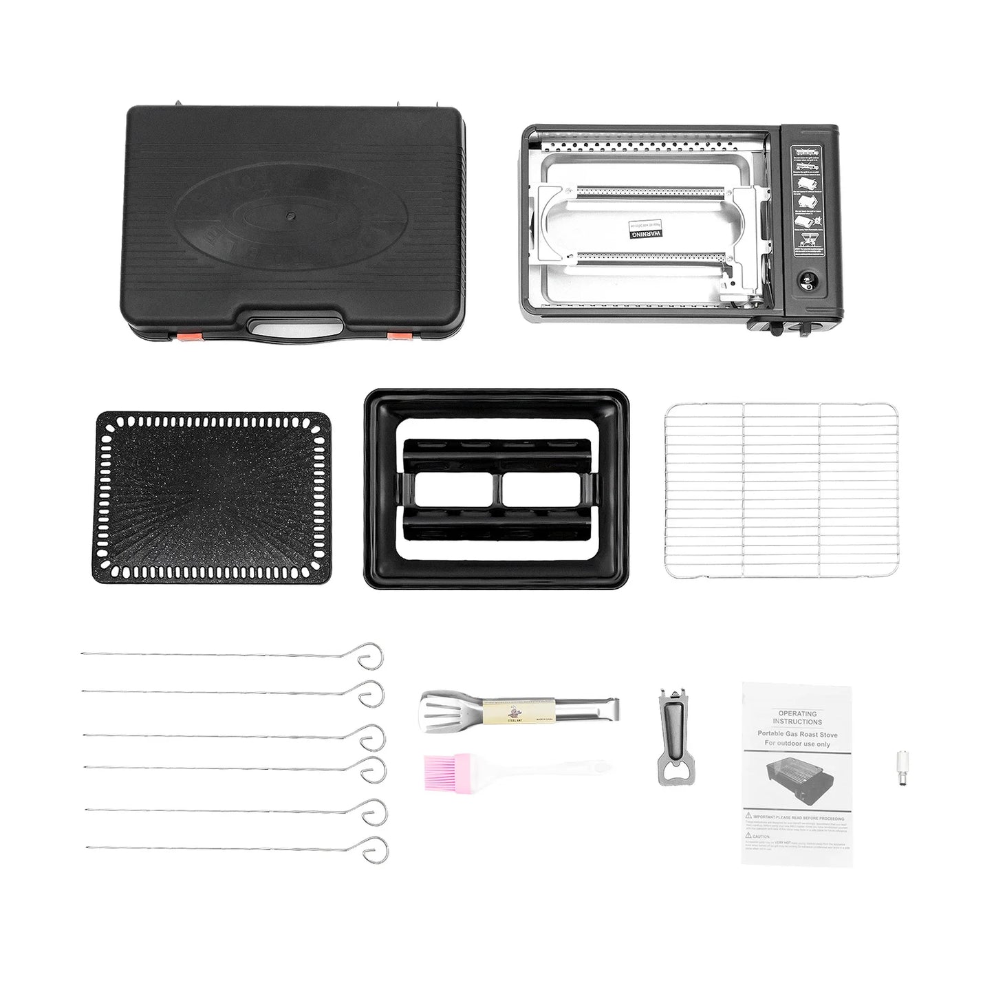 Portable Camping Grill Gas Stove Butane Gas Stove For Camping, Traveling