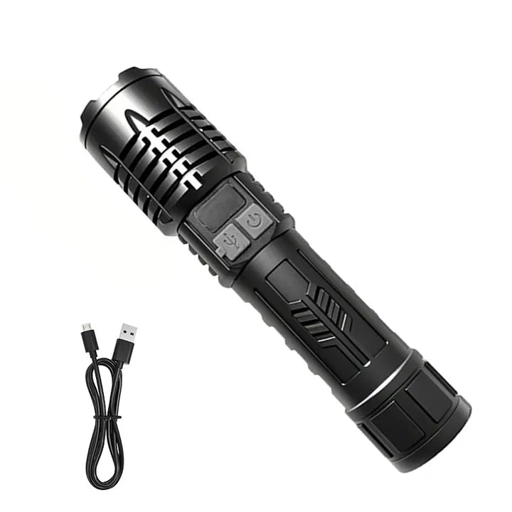 High Lumen Waterproof Tactical Flashlight - 5 Modes