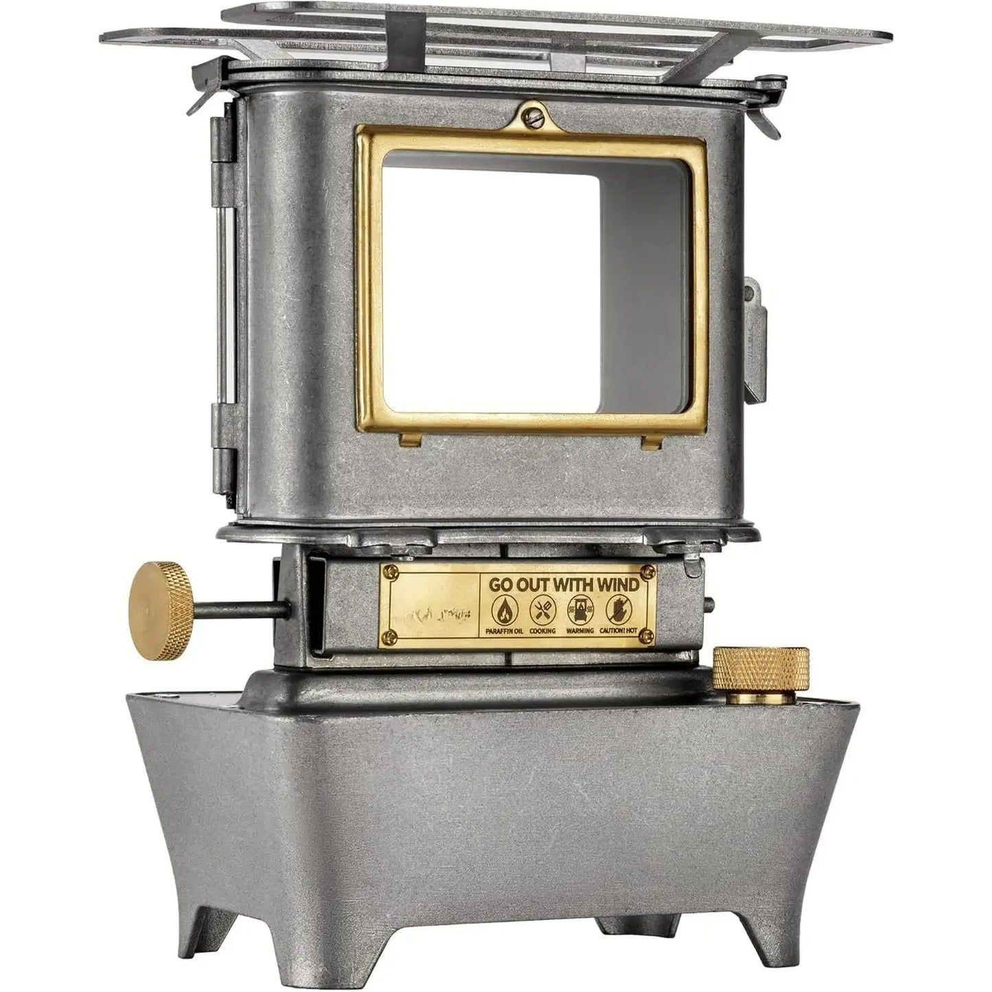 Camping Oil Lantern, Portable Stove for Outdoor Lighting, Cooking, Warming