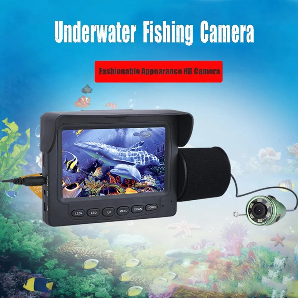 Fish Finder kit, underwater fishing camera 4.3 "display, portable video fish finder