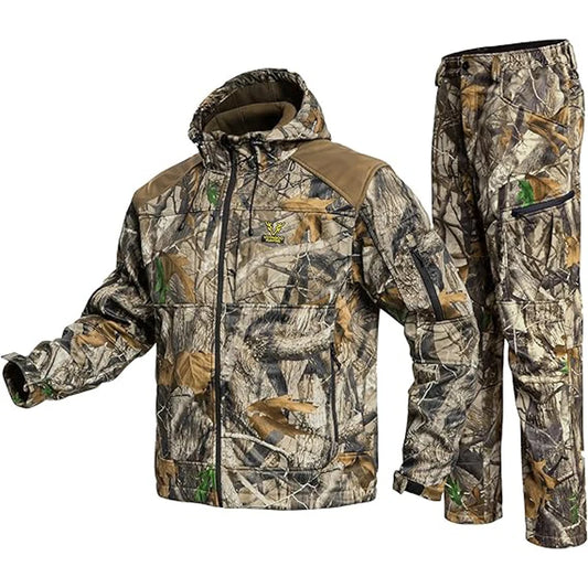 Quiet Hunting Suit, Camouflage Softshell Clothes